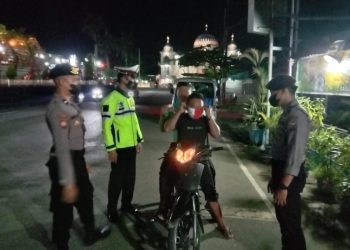 Polres Nias Operasi Yustisi Antisipasi Penyebaran Virus Covid-19