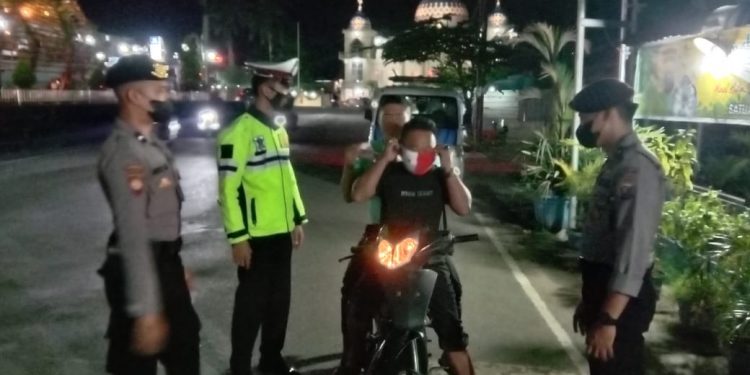 Polres Nias Operasi Yustisi Antisipasi Penyebaran Virus Covid-19