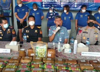 BNN Sumut Bersama Bea Cukai Tangkap Jaringan Narkoba Melalui Jasa Ekspedisi