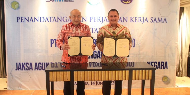 Efektifitas Penyelesaian Masalah Hukum, PT AMKA (Persero) Jalin Kerja Sama dengan Jamdatun