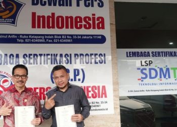 BNSP dan LSP Pers Indonesia Resmi Terbitkan Sertifikat Kompetensi Wartawan