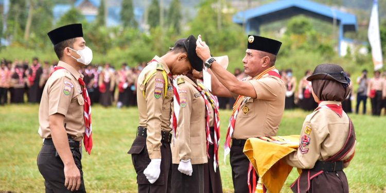 Acara Jamda dan Kemsama, Gubsu Edy Rahmayadi: Pramuka Buat Saya Jadi Gubernur