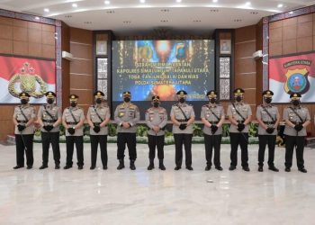 Kapolda Lantik 5 Kapolres, Salah Satunya Kapolres Taput