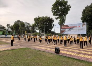 Jaga Kebugaran, Polres Humbahas Laksanakan Senam Sehat