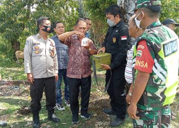 Antisipasi Virus PMK, Polres Toba bersama Tim Terpadu Melakukan Vaksin Hewan Ternak