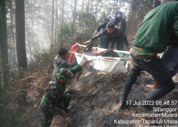 Kebakaran Hutan dan Lahan di Taput Menimbulkan Korban Jiwa