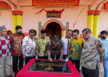 Resmikan Vihara Nan Hai Guan Yin, Musa Rajekshah Harapkan Selain Beribadah Bisa Jadi Tempat Wisata