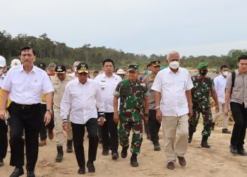 Irwasda Polda Sumut Kawal Kedatangan Menko Marves RI Tinjau TSTH2 di Humbahas