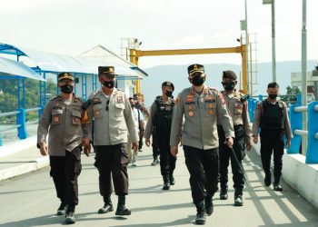 Kesiapan Pengamanan W-20, Kapolres Toba Pimpin Langsung Apel Pasukan
