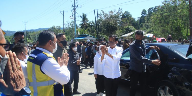 Presiden Joko Widodo Resmikan SPAM Mese II yang Dibangun Amarta Karya