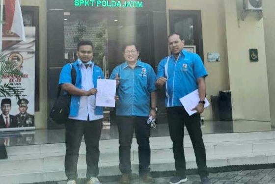 Ketum KNPI Ilyas Indra Laporkan Haris Pratama ke Polda Jatim 