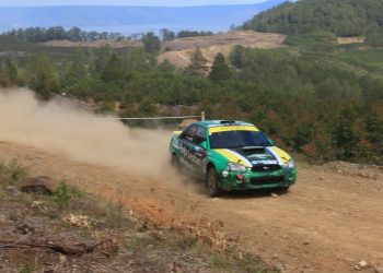 Ijeck Gas Pol Tercepat ke Kedua kejurnas Rally di Danau Toba