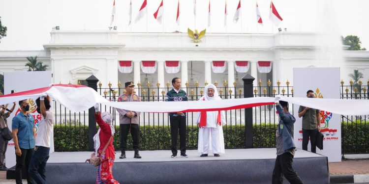 Acara Kirab Merah Putih, Kapolri: Gelorakan Semangat Persatuan-Kesatuan Bangsa