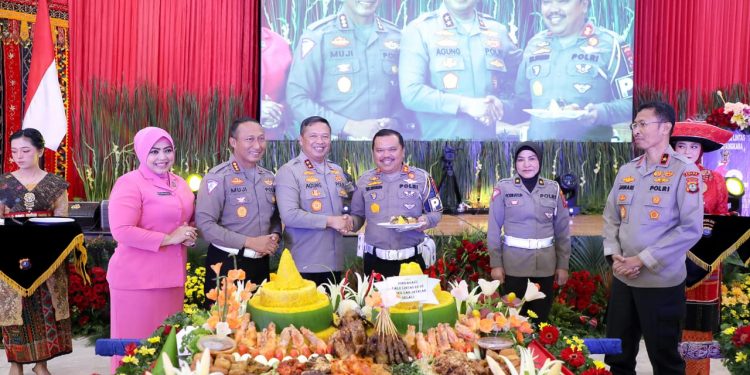 Ditlantas Polda Sumut Gelar Syukuran Hari Lalu Lintas Bhayangkara ke 68 di Aula Tribrata Mapolda