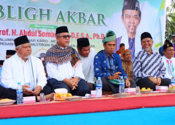 Hadir Dalam Tabligh Akbar, M. Nuh dan UAS Sepakat Ajak Masyarakat Pilih Pemimpin Yang Baik