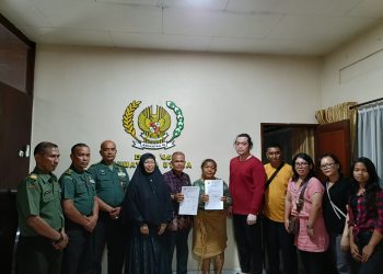 Ahli Waris Pejuang Kemerdekan GG Djawak Hibahkan Samurai Jepang dan Golok Untuk Koleksi Museum Djoeang 45 Sumut