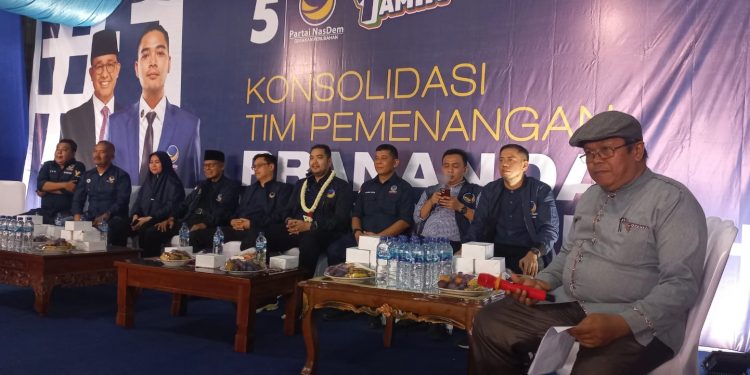 Kunjungan Prananda Surya Paloh ke Posko Pemenangan Syamsul Arifin, Dukungan Nyata dari Partai Nasdem