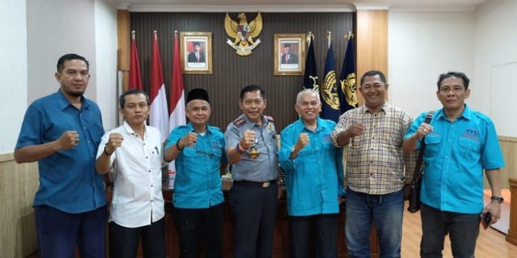 DPW IMO Indonesia Sumut Silaturahmi Ke Kanwil Kemenkumham Sumut, Kakanwil : Berita IMO Harus Update dan Bukan Hoaks