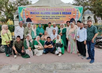 Sambut Ramadhan IKAL SMA Negeri 6 Medan Gelar Punggahan Dan Bagikan Ratusan Nasi Bungkus