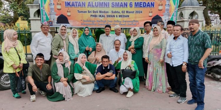 Sambut Ramadhan IKAL SMA Negeri 6 Medan Gelar Punggahan Dan Bagikan Ratusan Nasi Bungkus