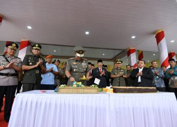 HUT Satpol PP, Linmas, dan Damkar Diwarnai Sejumlah Atraksi, Pj Gubernur Sumut Sampaikan Tiga Pesan Mendagri