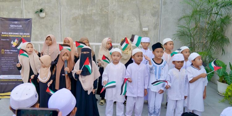 Jelang Idulfitri, Ratusan Anak Penghafal Quran Dihibur Komunitas GIS