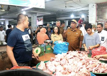 Tinjau Pasar Petisah Satgas Pangan Sumut Monitoring Harga Kebutuhan Pokok Jelang Idulfitri