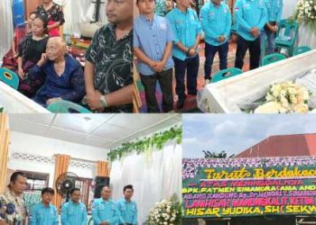 Jajaran DPW PROGIB SUMUT Melayat Ke Rumah Duka Keluarga Dewan Penasehat di Binjai