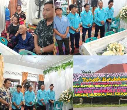Jajaran DPW PROGIB SUMUT Melayat Ke Rumah Duka Keluarga Dewan Penasehat di Binjai