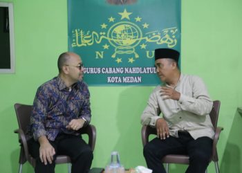 Kuda Hitam Sumut Barry Simorangkir Silaturahmi Ke Kantor PCNU Kota Medan