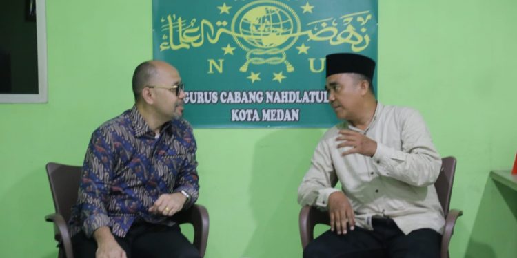 Kuda Hitam Sumut Barry Simorangkir Silaturahmi Ke Kantor PCNU Kota Medan