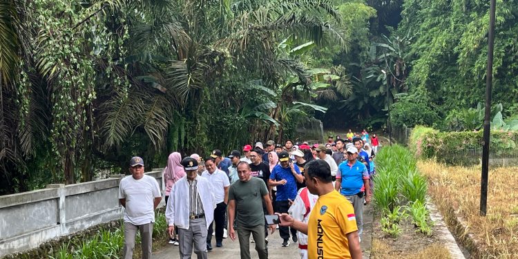 Gelar Silaturahmi dan Olahraga Bersama, Keluarga Purnawirawan TNI Solid Dukung Edy Rahmayadi di Pilkada Sumut
