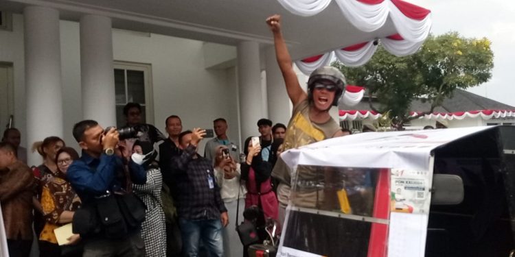 PON XXI-2024, Pj Gubsu Lepas 550 Betor dan Mengajak Pelaku Media Ikut Mensukseskan