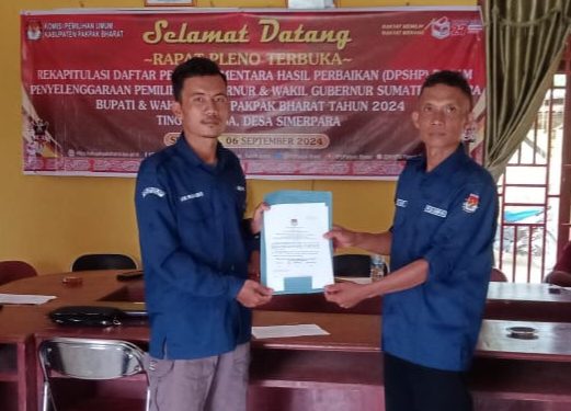 PPS Desa Simerpara Gelar Rapat Pleno untuk Penghitungan Akhir Daftar Pemilih
