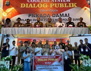 Gelar Cooling System Dialog Publik, Polres Nias Siap Wujudkan Pilkada Damai 2024