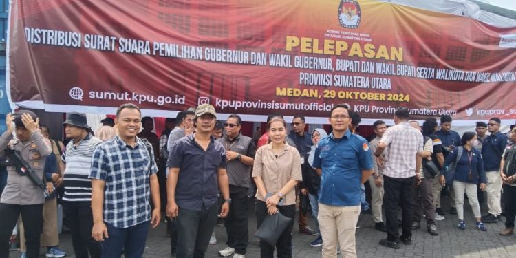 Ketua KPU Medan Terima Logistik Surat Suara Pilkada Serentak 2024