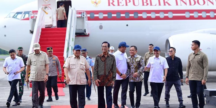 Presiden Prabowo Tiba di Yogyakarta, Lanjutkan Kunjungan Kerja ke Akmil Magelang
