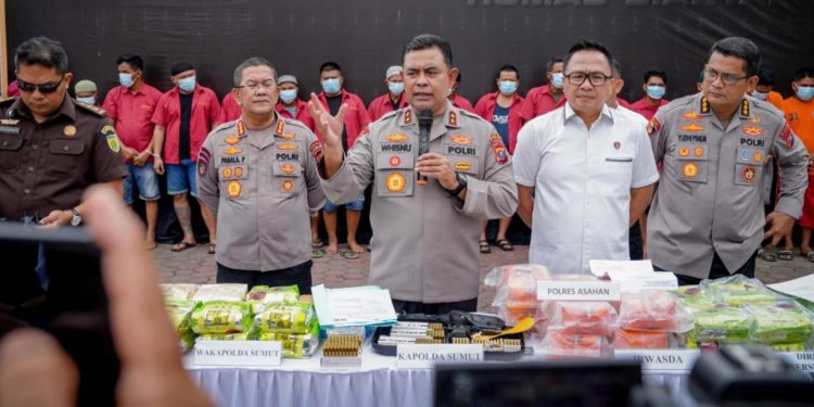 Polda Sumut Ungkap 883 Kasus Narkotika, Tangkap 1.131 Tersangka