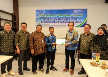 BPJS Ketenagakerjaan dan FOZ Sumut Pererat Silaturahmi