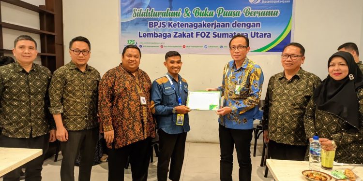BPJS Ketenagakerjaan dan FOZ Sumut Pererat Silaturahmi