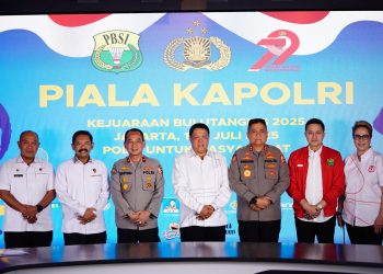 Kejuaraan Nasional Bulu Tangkis Kapolri Cup 2025 Digelar dalam Rangka Hari Bhayangkara ke-79