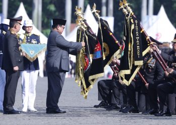 Presiden Prabowo Anugerahkan Nugraha Sakanti kepada Tujuh Satuan Kerja Polri