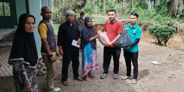 UPZ Nagari III Koto Aur Malintang Selatan Salurkan Bantuan kepada Warga yang Terdampak longsor 