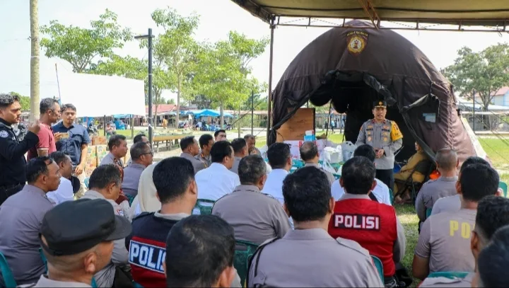 Wakapolda Sumut Pantau Penanganan Banjir di Medan Labuhan