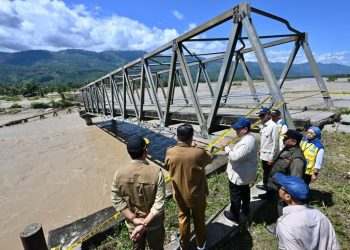 Pemerintah Percepat Pemulihan Infrastruktur, Dua Jembatan Bailey Dipasang di Aceh Bireuen